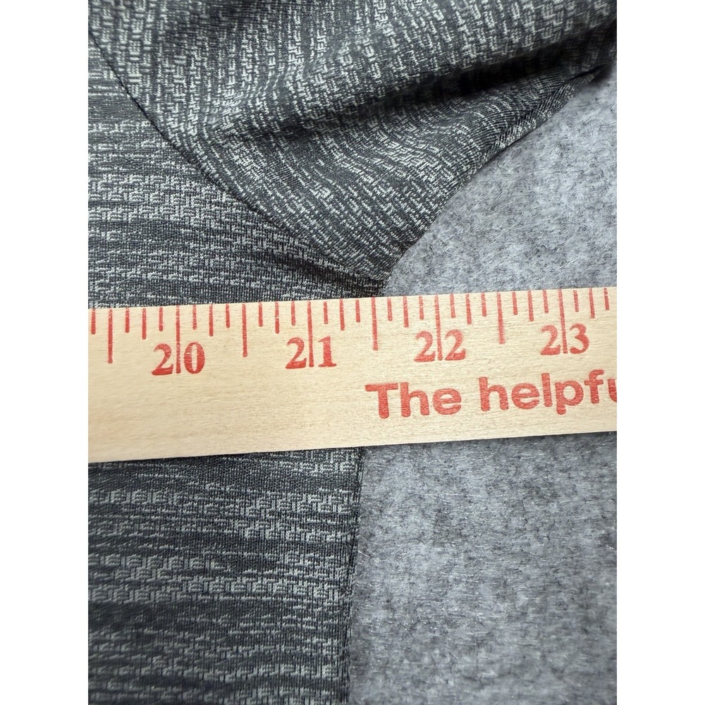 Under Armour Performance Polo Mens Medium Gray Long Sleeve Loose Fit Golf - Picture 6 of 8
